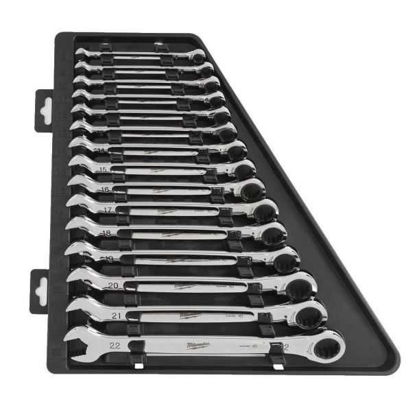 Set chei combinate cu clichet 15 buc 8-22 mm [2]