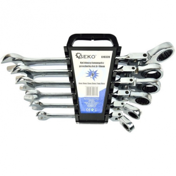 Set chei combinate cu clichet 8-19mm, 6 buc [2]
