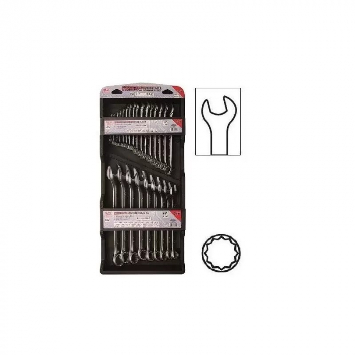 Set chei combinate profesionale 6-32mm, 25 buc [2]