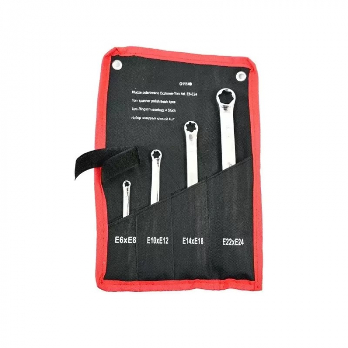 Set chei inelare drepte cu profil torx, 4 buc [1]