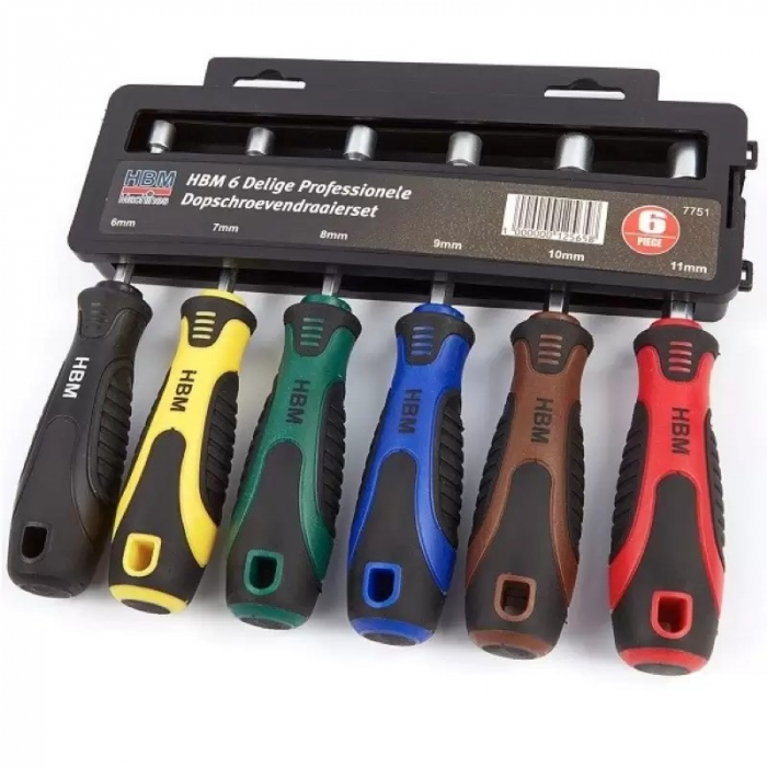Set chei tubulare cu maner 6-11mm, 6 buc [4]