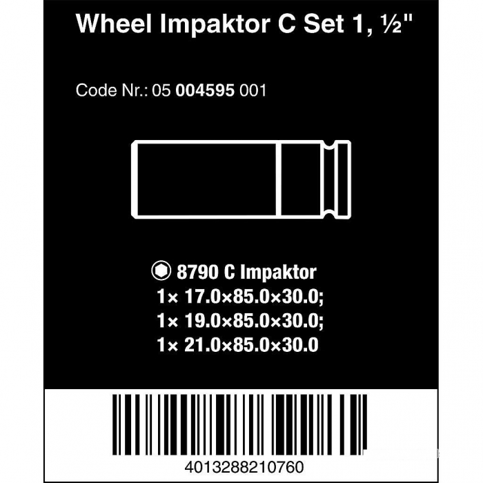 Set chei tubulare de impact cu protectie pt. jante aluminiu, 3 piese [2]