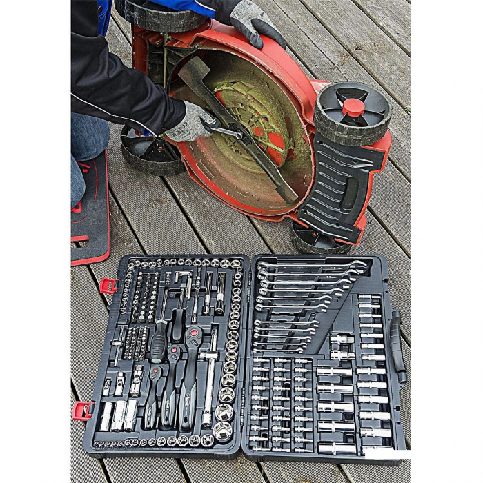 Set chei tubulare profesionale 1/4"-3/8"-1/2", 216 piese [4]
