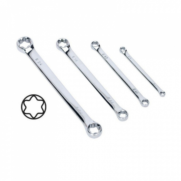 Set de chei inelare drepte cu profil torx [2]