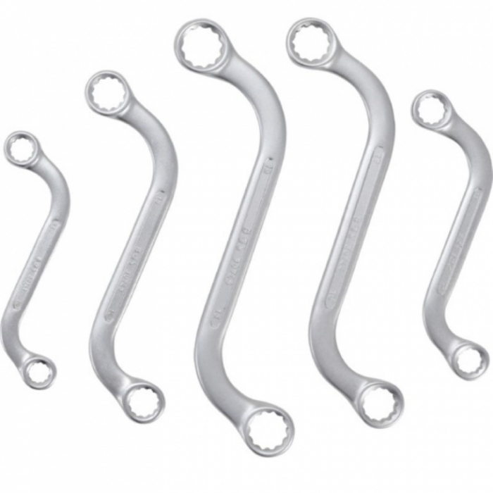 Set de chei inelare in forma de "S" 10-19mm , 5 buc [2]