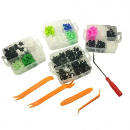 Set de cleme din plastic + 5 unelte, 470 buc. [4]