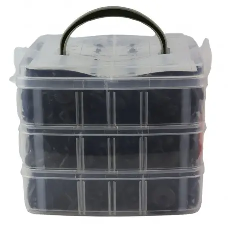 Set de cleme din Plastic + 5 unelte, 620 buc. [6]