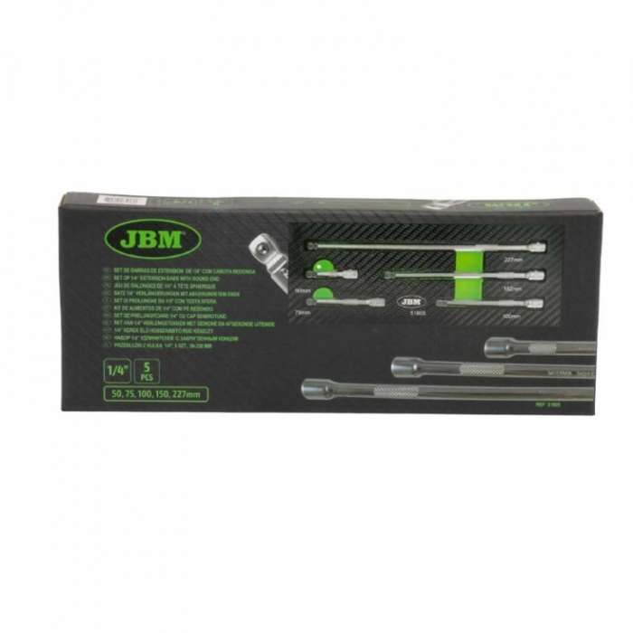 Set de prelungitoare cu cap semirotund, 1/4" [2]