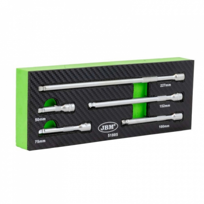 Set de prelungitoare cu cap semirotund, 1/4" [1]