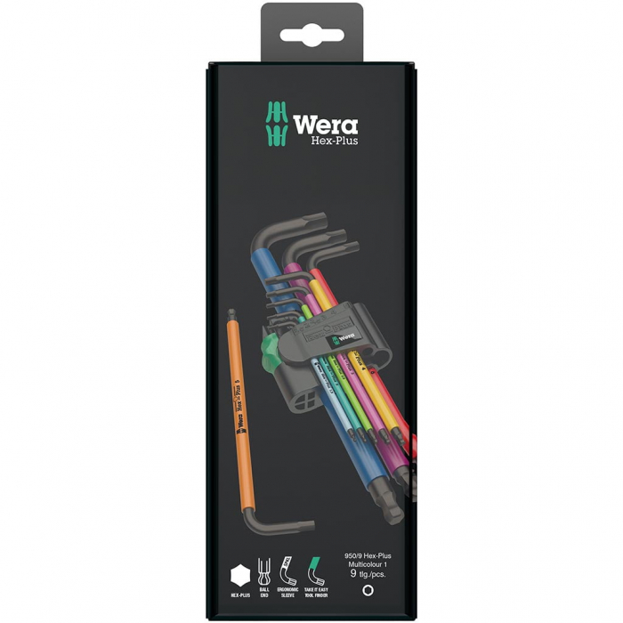 Set imbus cu bila Hex-Plus Multicolour 1 SB metric, BlackLaser [2]