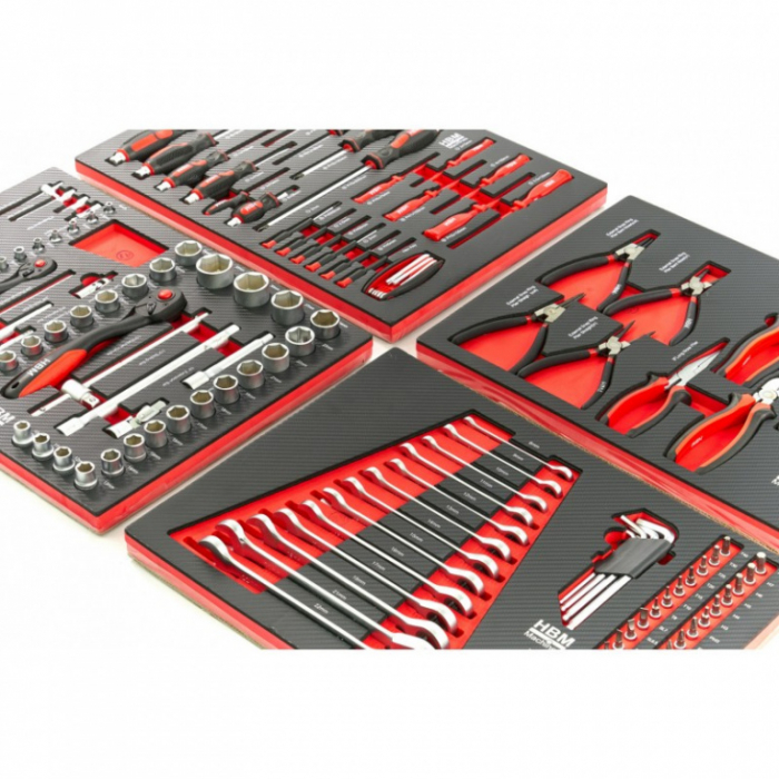 Set de 4 module pentru dulap scule 154 piese [2]