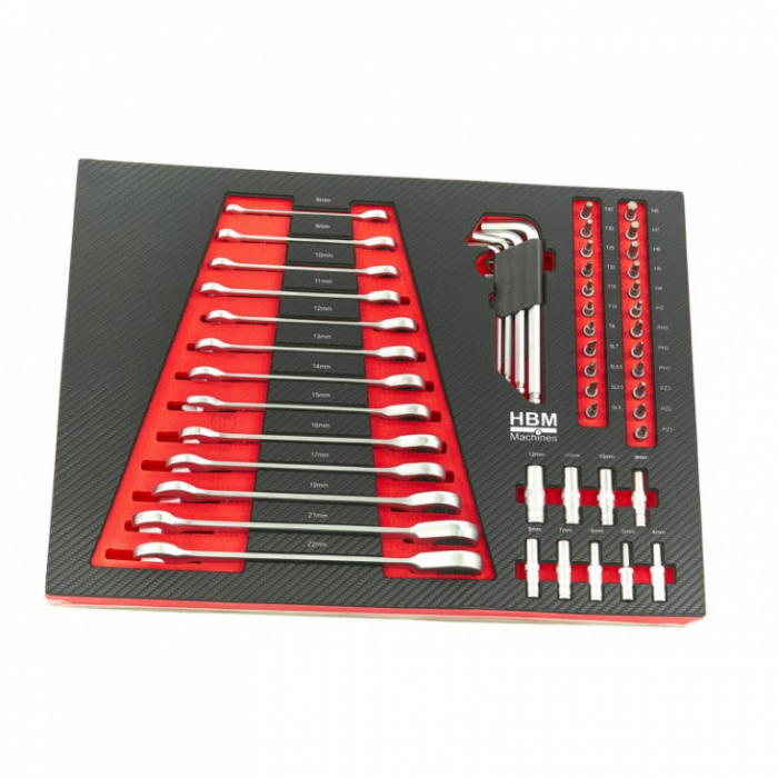 Set de 4 module pentru dulap scule 154 piese [4]