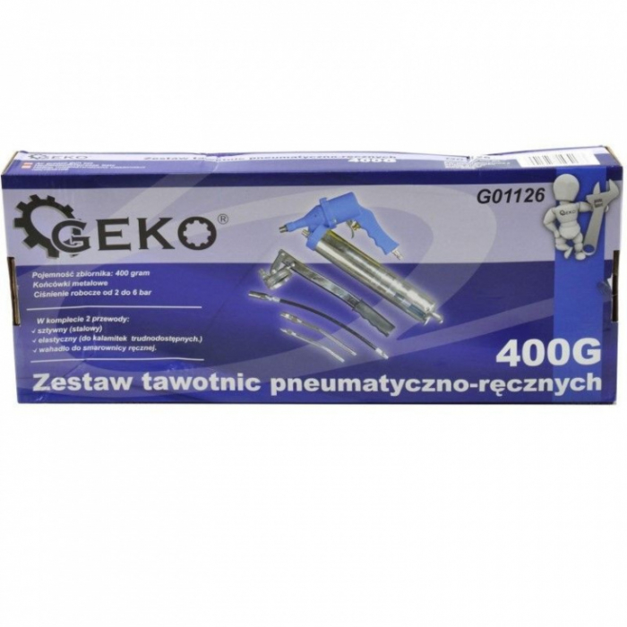 Set pistol pneumatic/manual pentru gresat [2]