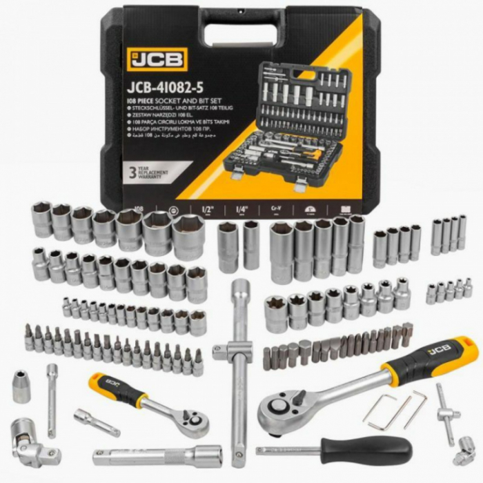 Set / Trusa de tubulare 1/4"-1/2", 108 buc [3]