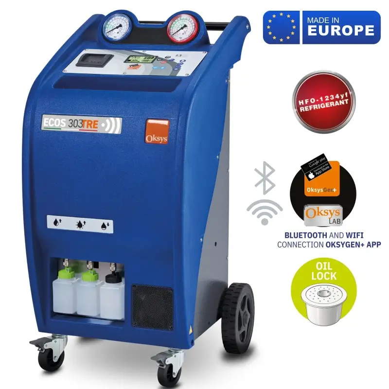 Statie incarcare freon si aer conditionat full automata profesionala, freon 1234yf [2]