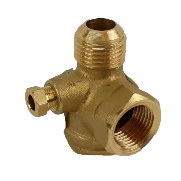 Supapa de sens pentru compresor 1/2" F - 1/2" M [2]
