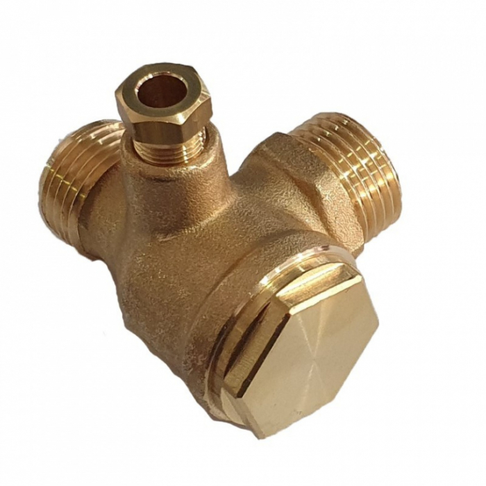 Supapa de sens pentru compresor 1/2"M - 1/2"M [3]