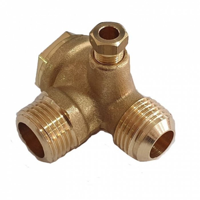 Supapa de sens pentru compresor 1/2"M - 1/2"M [1]