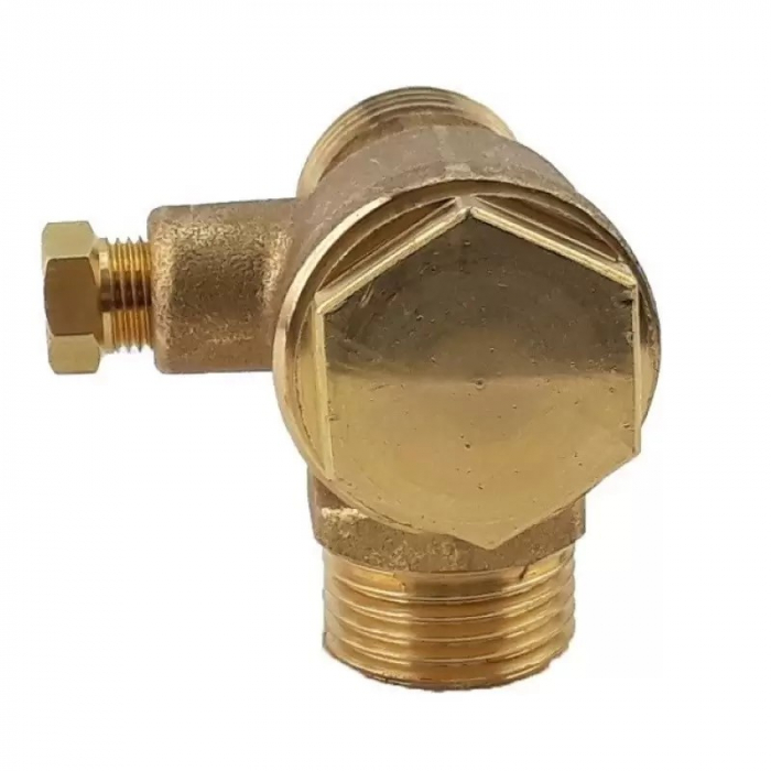 Supapa de sens pentru compresor 1/2"M - 1/2"M cu montaj pe stanga [2]