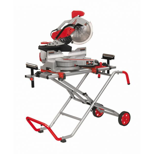Suport tip carucior pentru fierastrau de banc cod 4933478992, extensibil pana la 2.8 m [4]