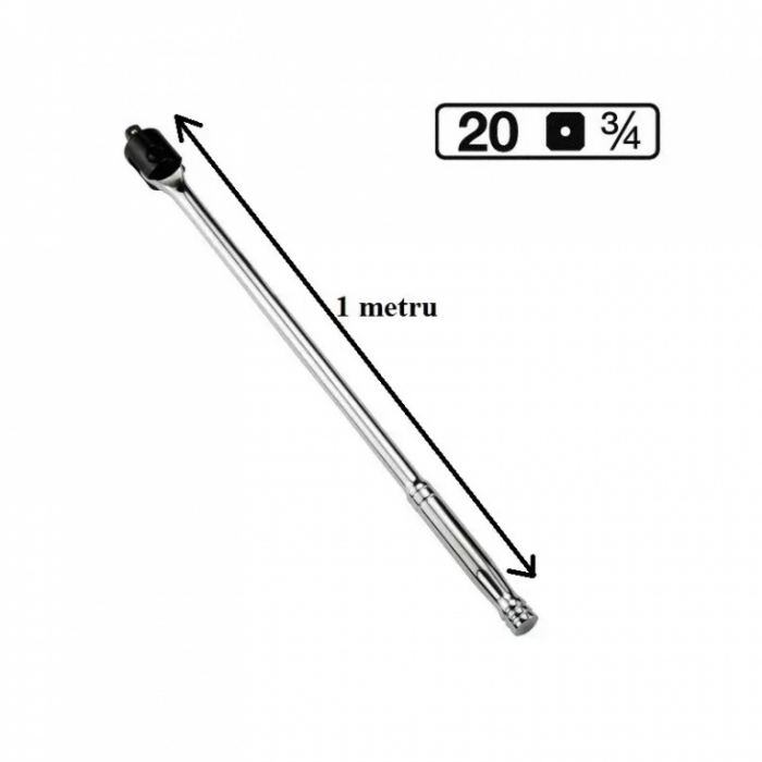 T de forta articulat 3/4 , 1m [2]