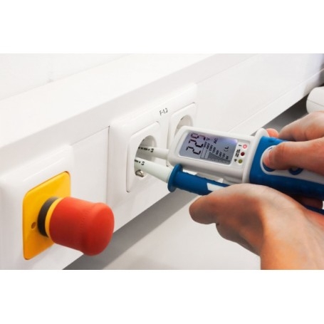 Tester de tensiune AC/DC cu testare RCD si afisaj dual [2]