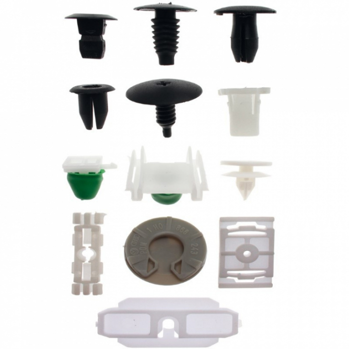 Trusa cu cleme din plastic pentru ornamente , tapiterii, 255 buc. [1]