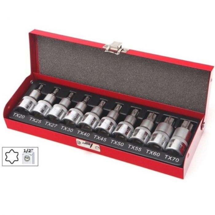 Trusa cu imbusuri torx scurte 1/2" [2]