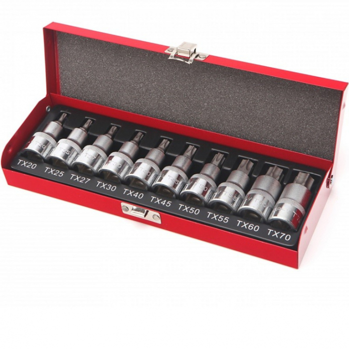 Trusa cu imbusuri torx scurte 1/2" [1]