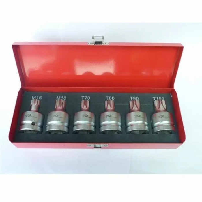 Trusa cu imbusuri Torx si XZN securizate 3/4" [2]