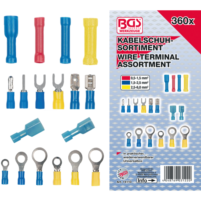 Trusa cu papuci electrici auto, 360 buc. [2]