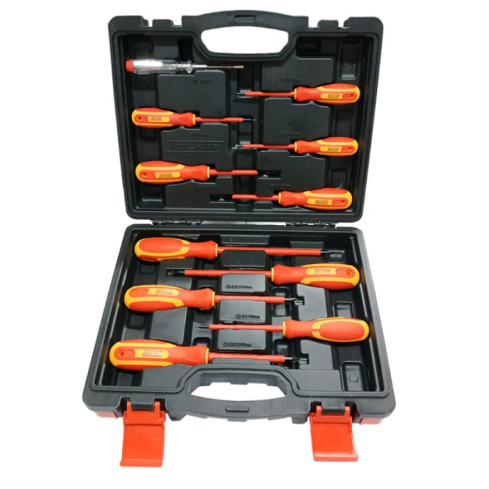 Trusa cu șurubelnițe izolate VDE,11 buc. [1]