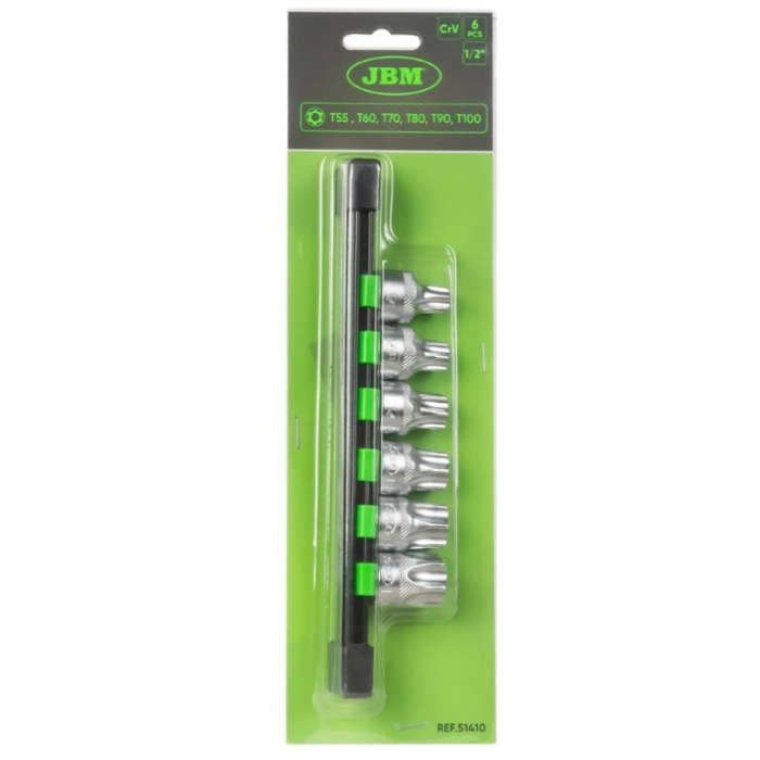 Trusa de imbusuri cu profil Torx securizate 1/2", 6 buc [3]