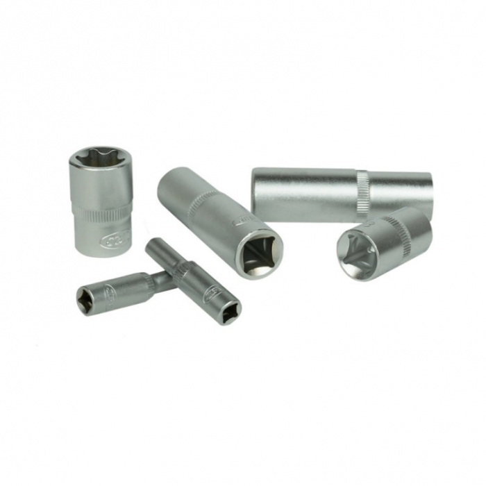 Trusa de tubulare Torx lungi si scurte 1/4"-3/8"-1/2", 28 buc. [3]