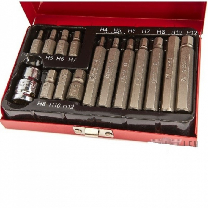 Trusa / set imbus hexagonale 1/2", 15 buc [2]