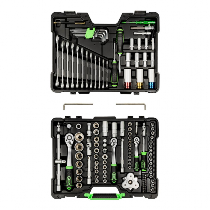 Trusa / Set tubulare 1/4"-3/8"1/2", 132 piese [3]