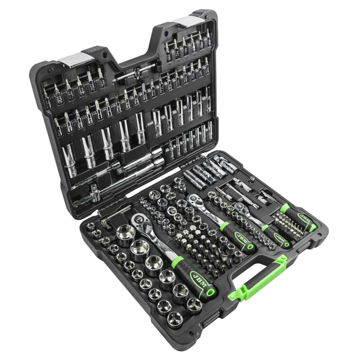 Trusa / Set tubulare 1/4"-3/8"1/2", 179 piese [2]