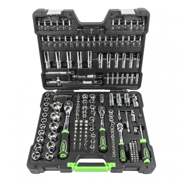 Trusa / Set tubulare 1/4"-3/8"1/2", 179 piese [1]
