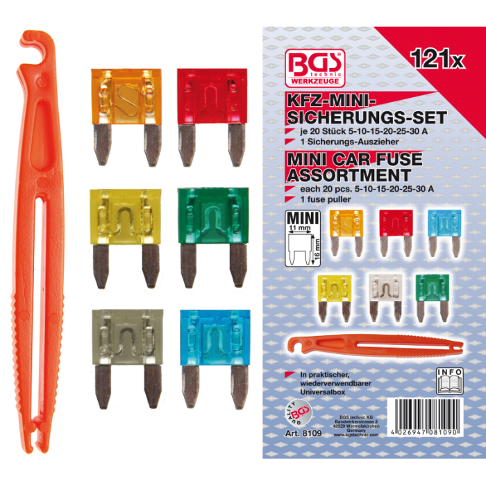 Trusa sigurante auto cu diferite culori, 121 buc. [2]