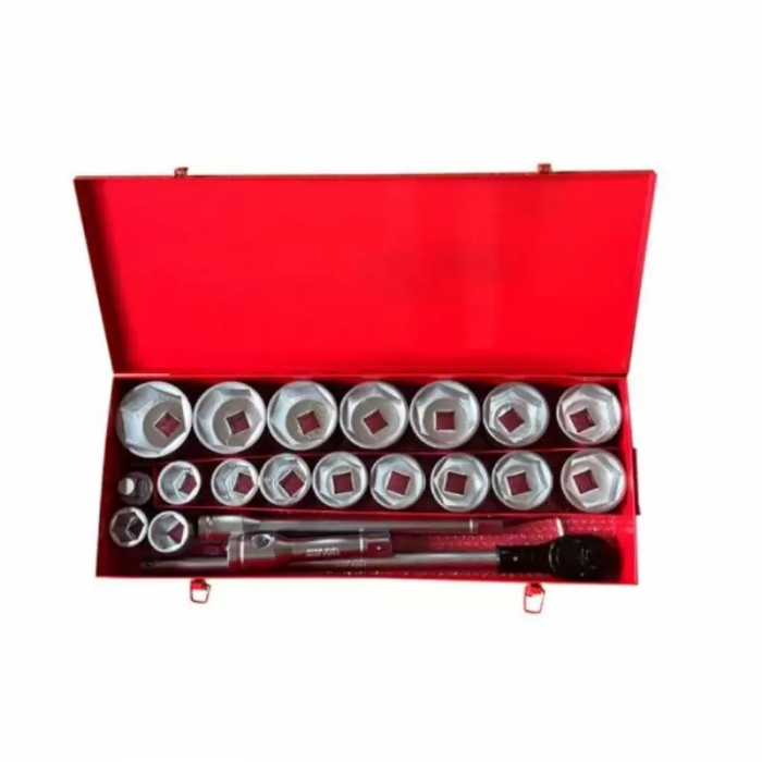 Trusa tubulare hexagonale (6 colturi) 1", 21 buc [1]