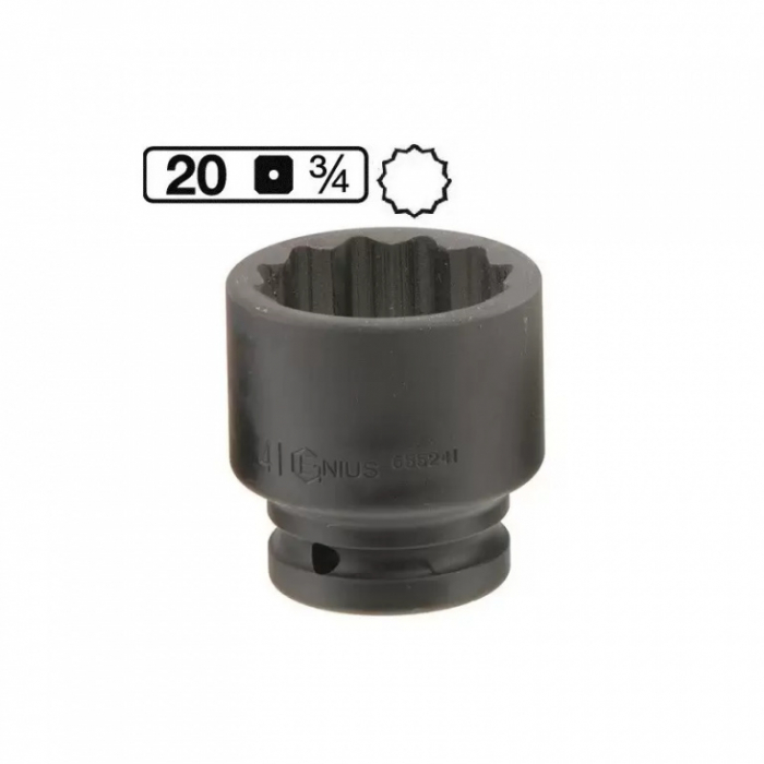 Tubulara bihexagonala de impact 65mm, 3/4" [2]