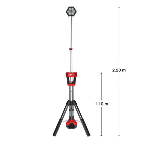 Turn de iluminat cu 12 LED, M18, 2000 lumeni [2]