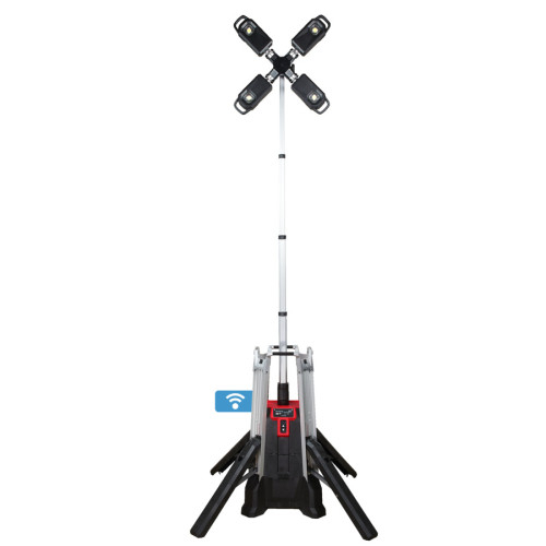 Turn de iluminat mobil MXF TL, cu acumulator 72 V / 6.0 Ah, 3.1 m si 27000 lm [1]