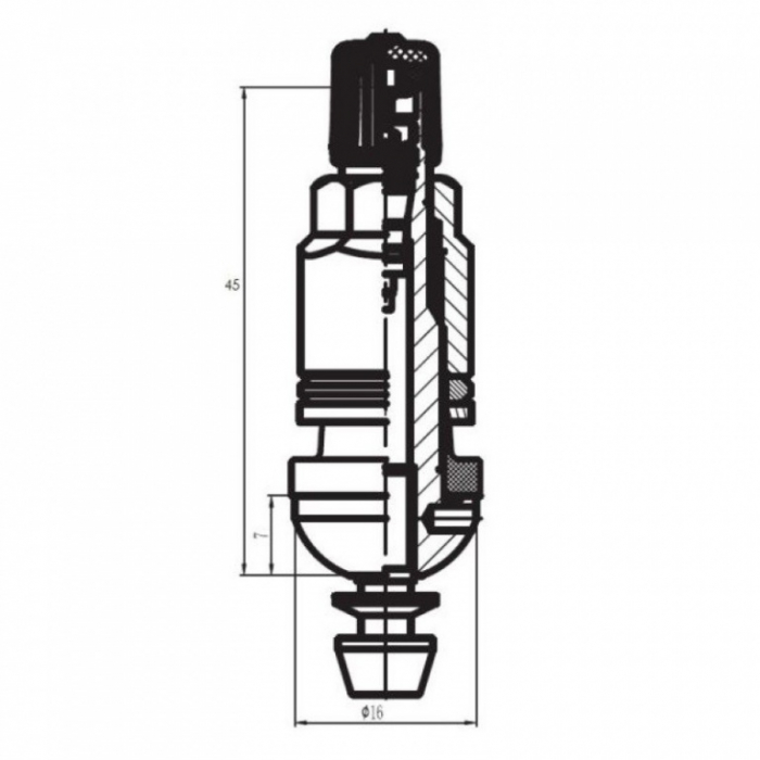 Valva TPMS pentru senzor OEM TRW, HUF/BERU - Gen 1 RDV001 [4]
