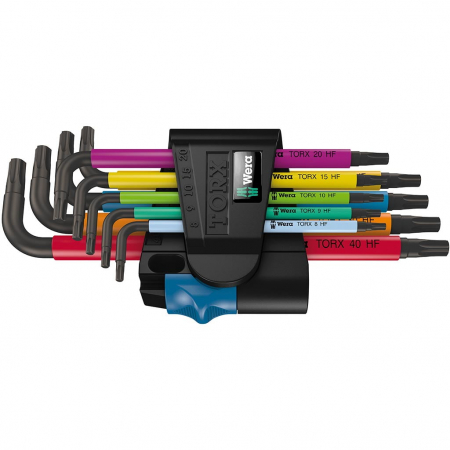 Set imbus TORX cu functie de mentinere, 9 buc.