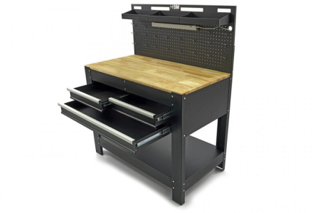 Banc de lucru cu 3 sertare,iluminare LED si banda electrica - HBM [3]