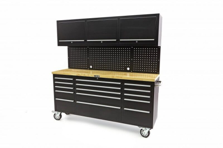 Banc de lucru cu blat din lemn masiv, 182 cm - HBM [5]