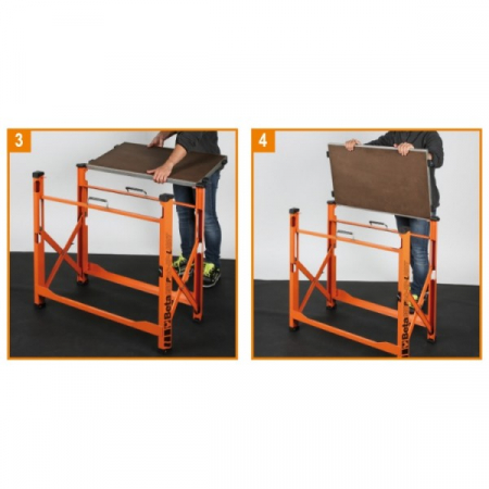 Banc de lucru metalic pliabil 80 cm [2]
