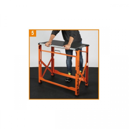 Banc de lucru metalic pliabil 80 cm [3]