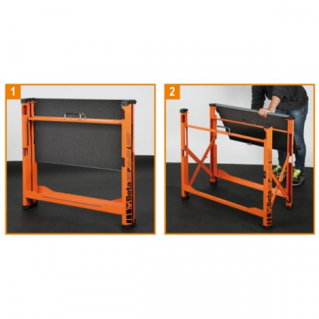 Banc de lucru metalic pliabil 80 cm [1]